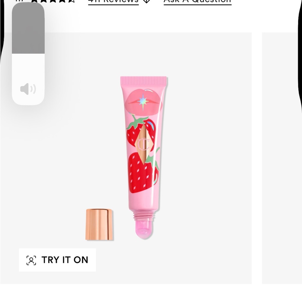 Strawberry Pink Lip Gloss